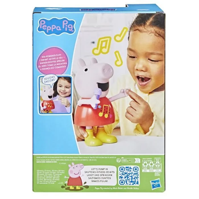 Peppa Pig parle et chante, jouet musical avec plus de 50 sons, phrases et chansons, jouets préscolaires pour filles et garçons-8
