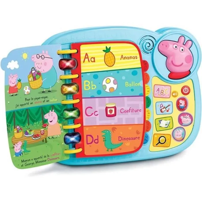 Livre-Jeu Educatif VTECH - Peppa Pig - Sons amusants - 14 pages d’histoires et de jeux-2
