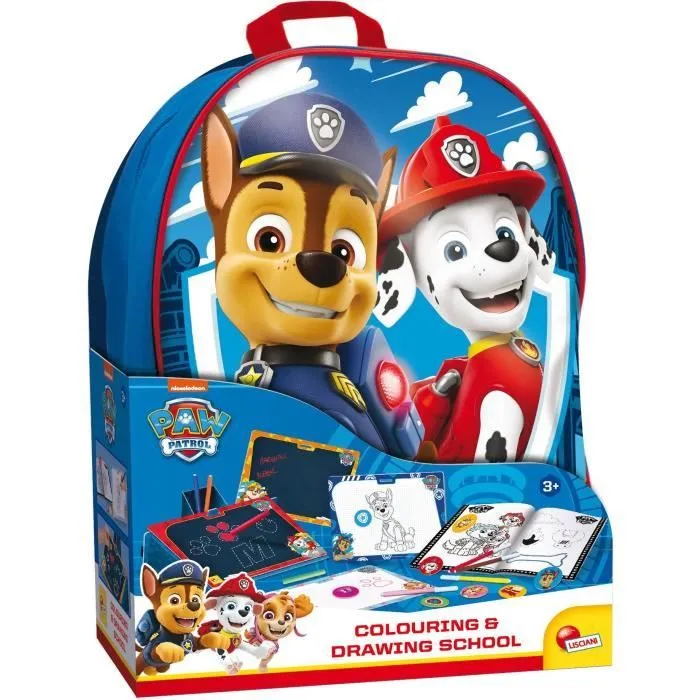 Sac à dos école de dessin et coloriage - Paw Patrol - LISCIANI-0