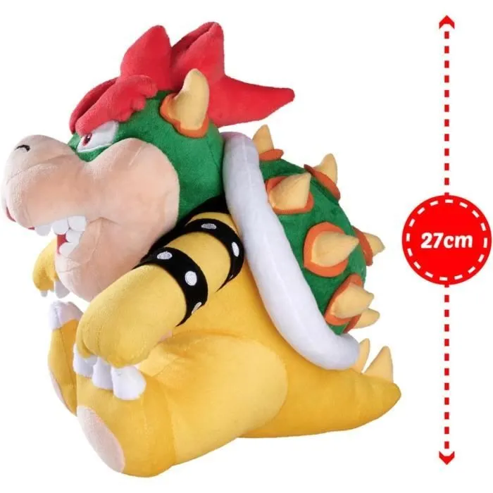 Super Toys Mario Bowser Peluche 27 cm-1