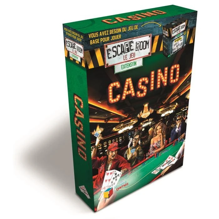 RIVIERA GAMES Coffret de jeu "Escape Game Pack extension - Casino"-1