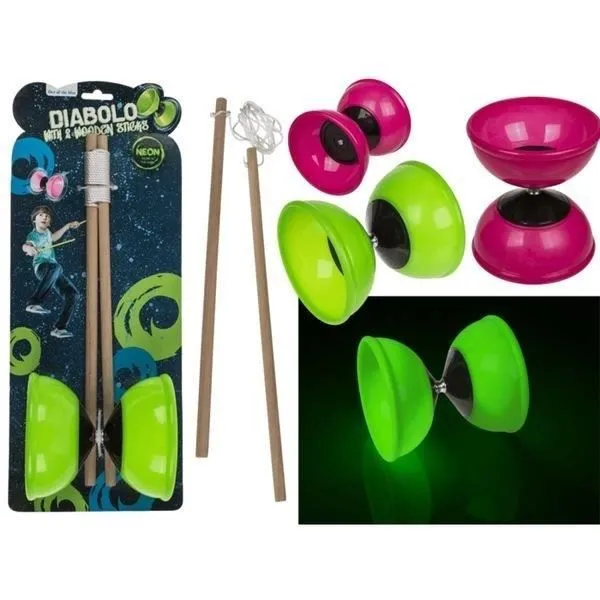 Diabolo - EUROWEB - Phosphorescent - Brille dans le noir - Pour enfants à partir de 3 ans - Mixte-1