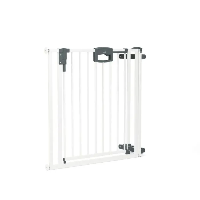 Barrière d'escalier à pression Easylock Plus - GEUTHER - SET4793+0092VS - Bois - Blanc-1