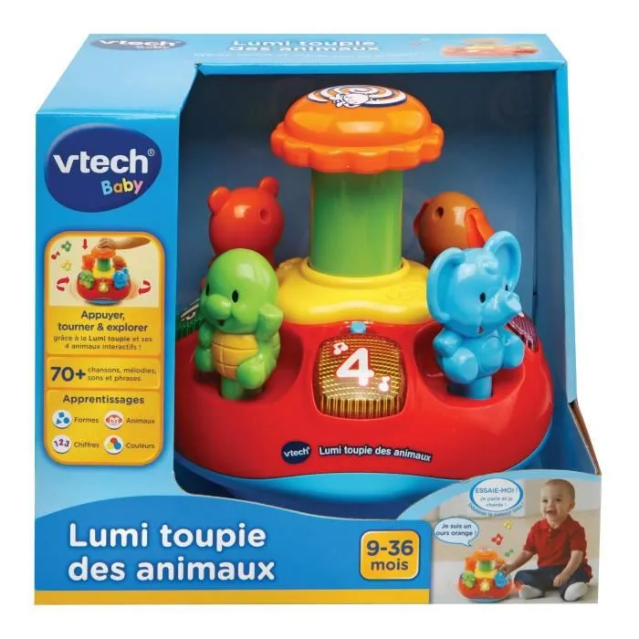 VTECH BABY - Lumi Toupie des Animaux-2