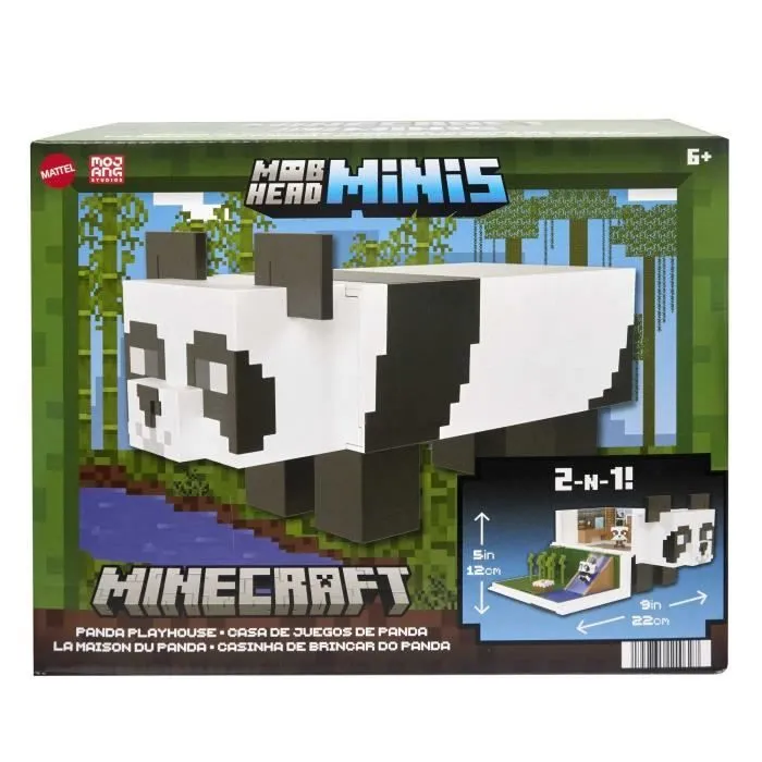 Minecraft-Mini Têtes Modulables-La Maison du Panda-Coffret HLL25-6