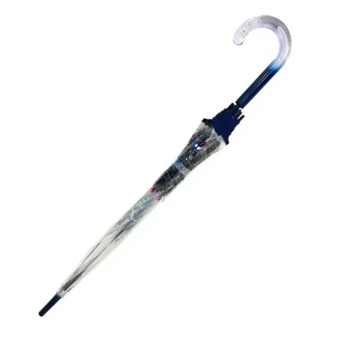 Parapluie - SMATI - Paris - Transparent - Automatique - Long - 85 cm-1