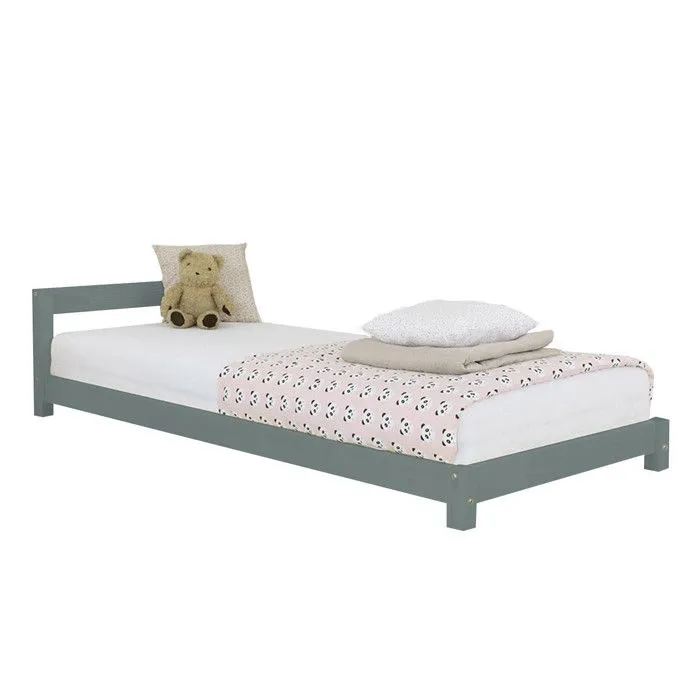 Lit enfant DREAMY 120 x 190 vert sauge-0
