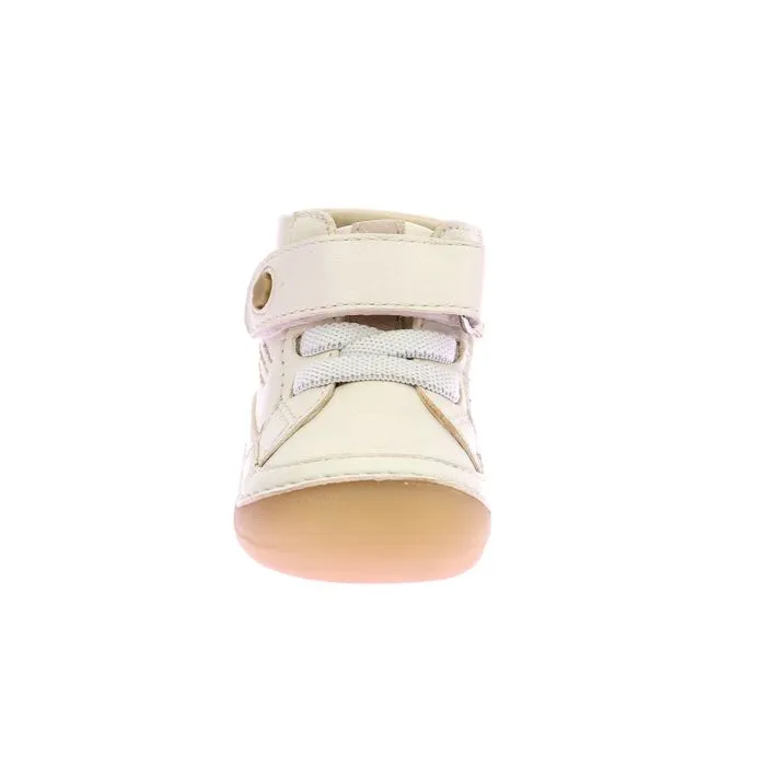 KICKERS Bottillons Sokistic Blanc casse etoile-4