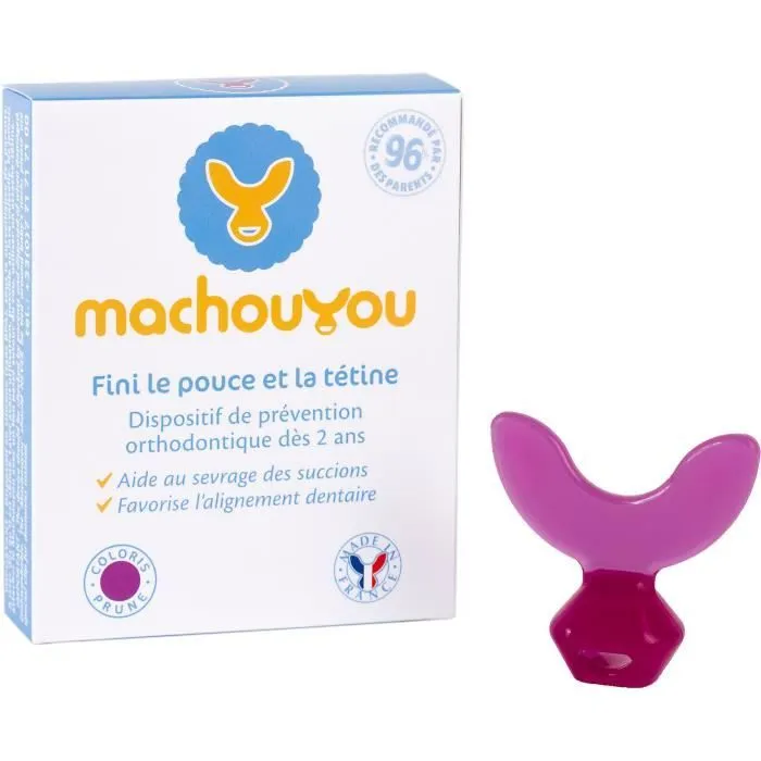 Machouyou Dispositif 1ères dents Prune dés 2 ans-0