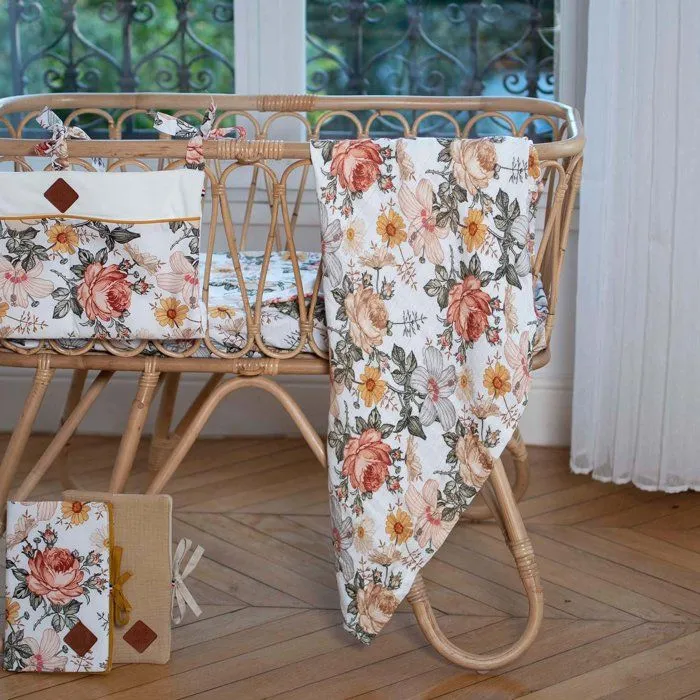 Drap housse couffin ovale - SEVIRA KIDS - Néo Vintage - Coton - Blanc - 30 x 70 cm-2