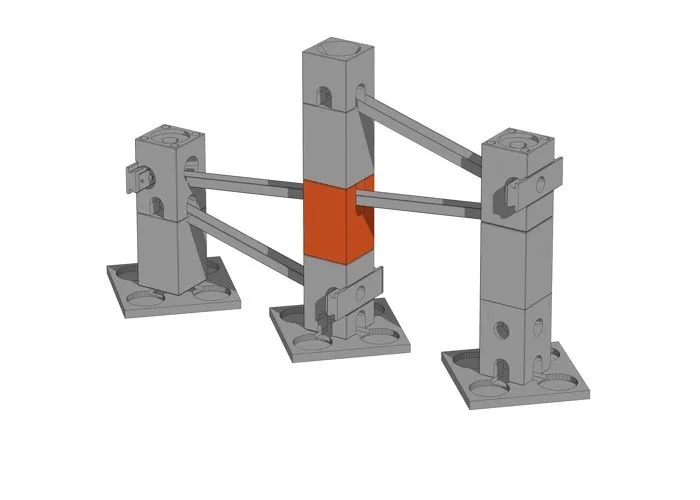 Bloc de traverse - Xyloba - WEIZENKORN - Bois de hêtre - Pour circuits à billes - À partir de 4 ans-1