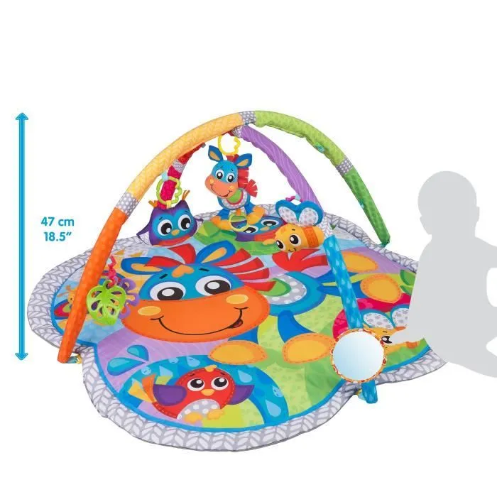 Playgro Tapis de Jeu à Quatre Pattes Cheval Clip Clop, Tapis Musical, Dès la naissance, Multicolore, 40203-0