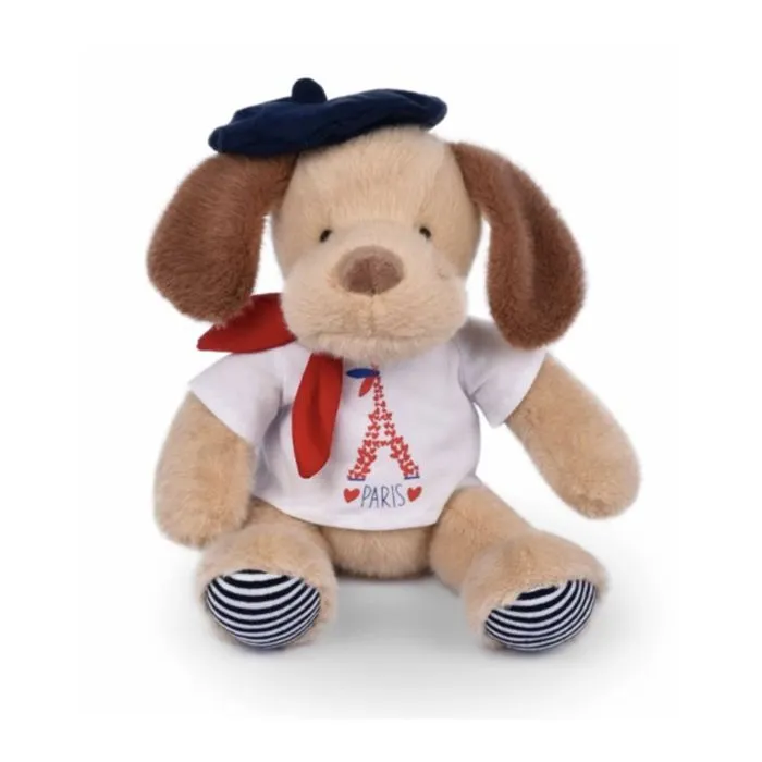 Peluche chien marron clair T-0