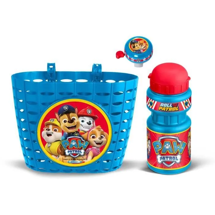 Set ludique comprenant une Corbeille + un bidon + une sonnette - PAW PATROL - PAT PATROUILLE-0