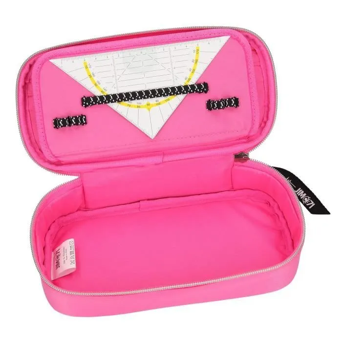 Sac à bandoulière - Depesche - Lisa et Lena J1MO71 - Rose - Compartiment pour équerre - Passants pour stylos-1