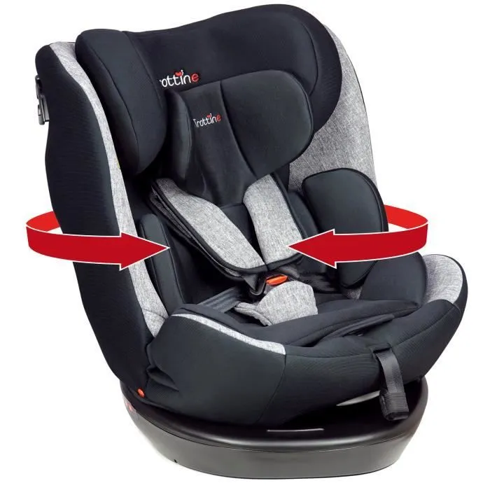 TROTTINE Siège auto pivotant très longue durée R129 40-150 cm OMNIFIX Geneva-3