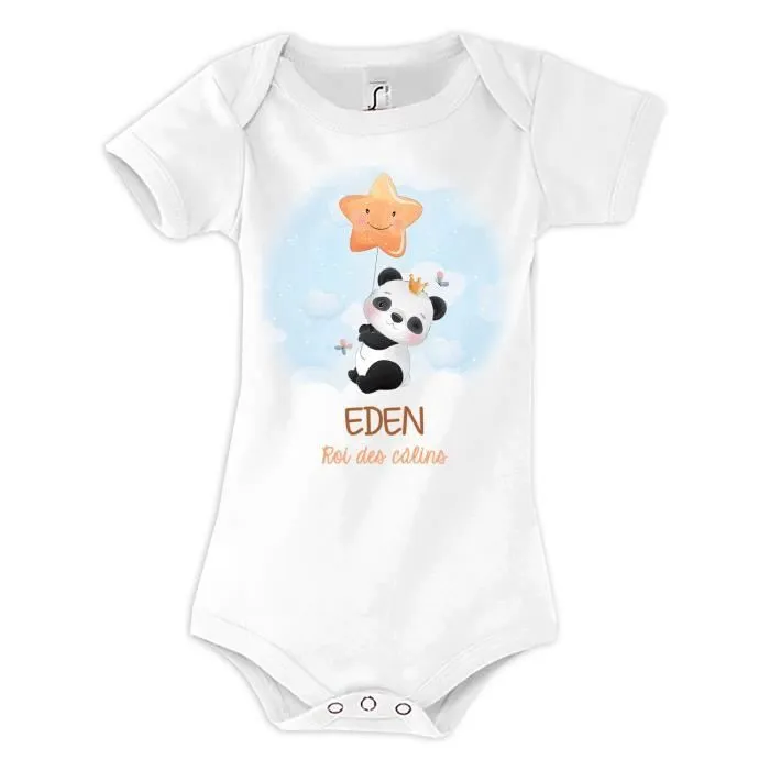 Body Eden bébé Panda Roi des Câlins | Cadeau Naissance Bébé et Enfant-0