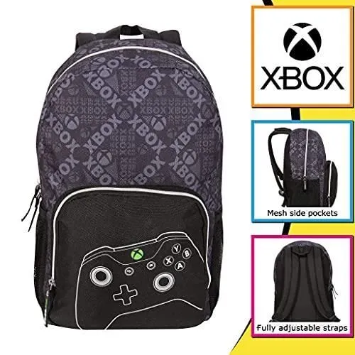 X-Box Manette Sac à dos garçons, Merchandise officiel | Retour à l'école, Gamer Rucksack, Sacs enfants, jeunes et adolescents de j-1