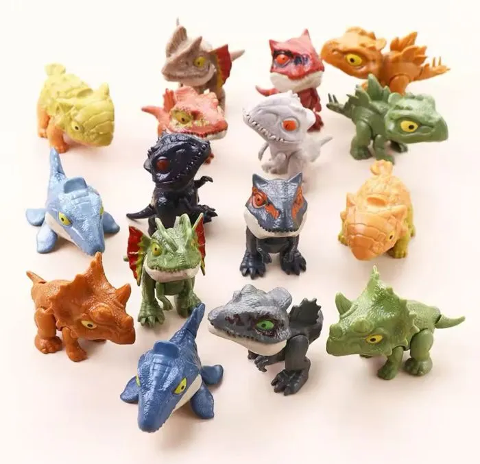 lot figurine dinosaure jurrassik world park jouet enfant articulé cadeau 7pcs/lot-0