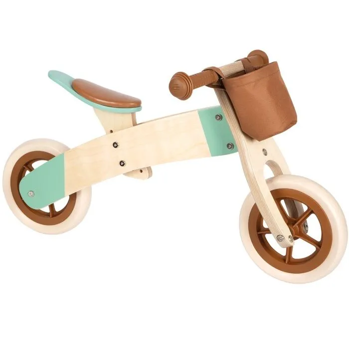 Small foot company - Draisienne Tricycle 2 en 1 Maxi Brun caramel - LEGLER-5
