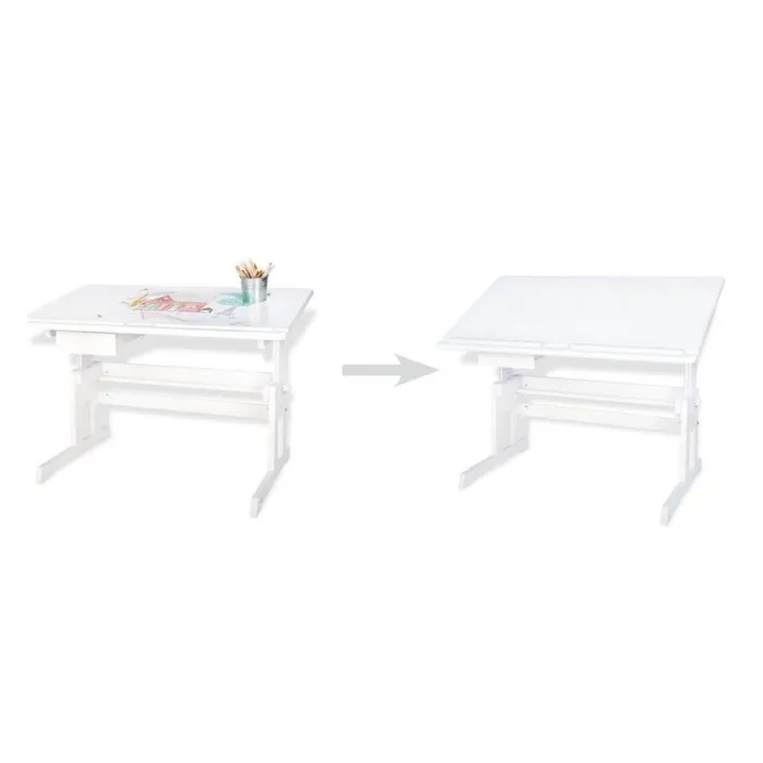 Pinolino Bureau pour enfants Lena Blanc-3