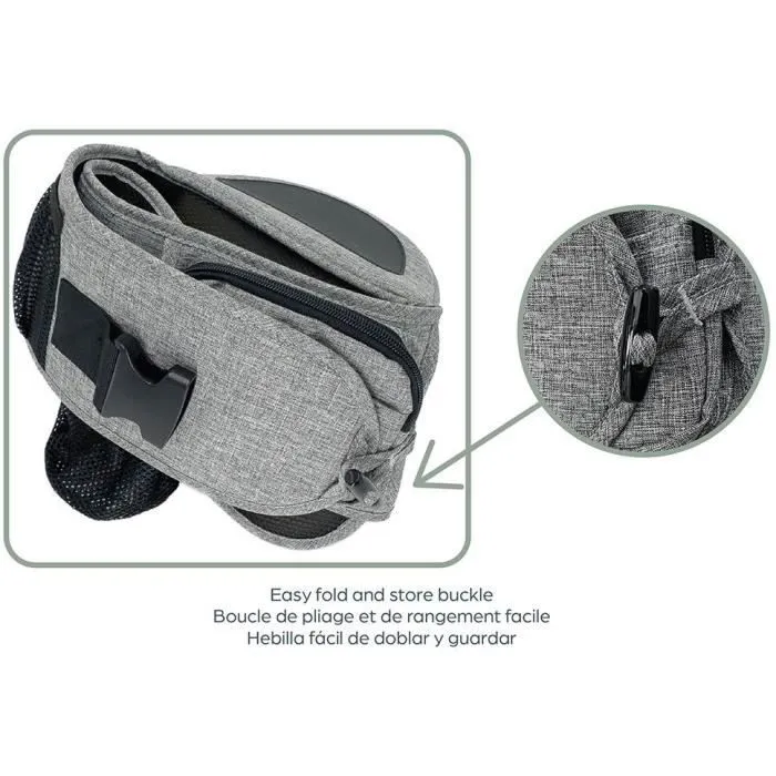 Porte-bébé - Siège de hanche - DREAMBABY - Up & Go - Gris-3