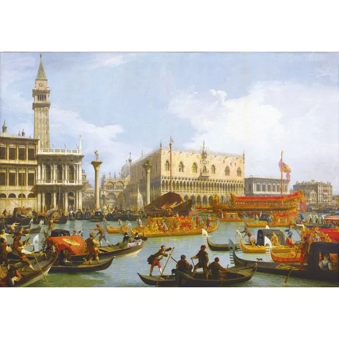 Puzzle en bois Michèle Wilson - Le retour du Bucentaure de Canaletto - 750 pièces-2