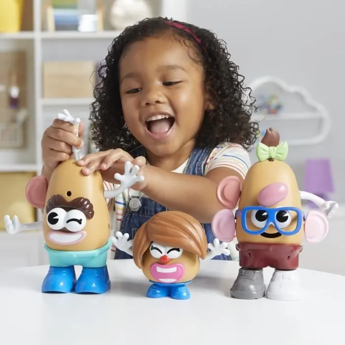 Potato Head coffret La famille Patate avec 44 pièces, jouets préscolaires créatifs pour tout-petits, pour filles et garçons, à parti-3