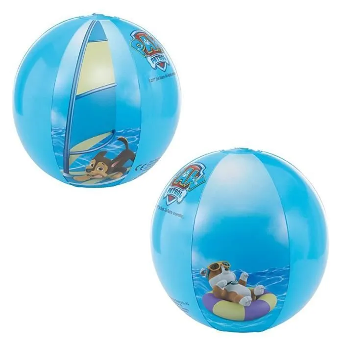 Ballon de Piscine - HAPPY PEOPLE - Pat' Patrouille - Beach Ball - gonflable - 29 cm-1
