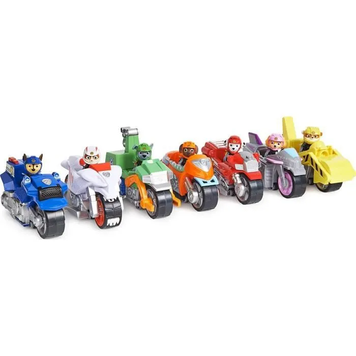 Jouet Moto Rétrofriction Pat Patrouille avec Figurine Amovible Rocky - Paw Patrol - Pour Enfant de 3 Ans et +-4