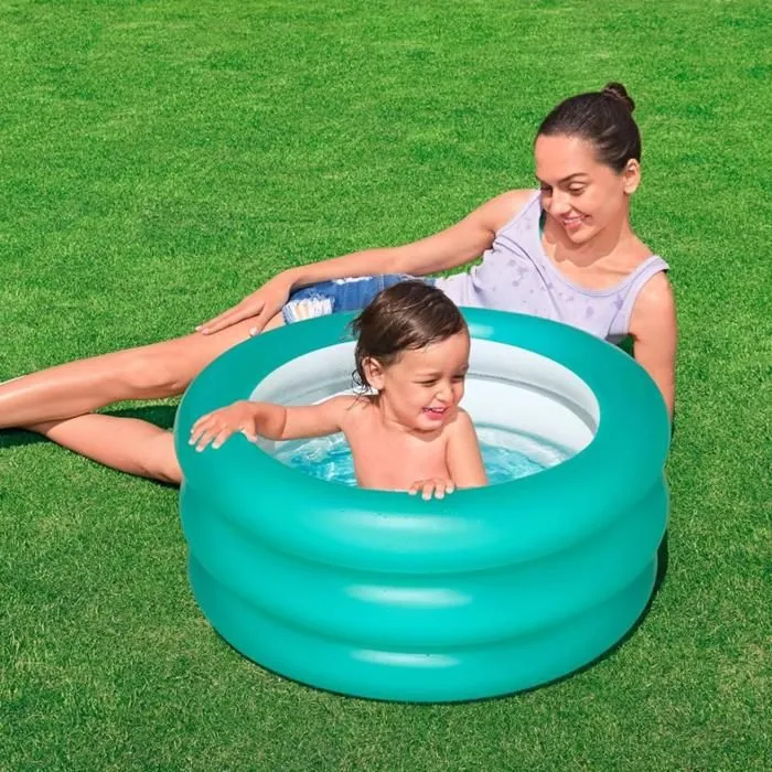 Piscine Gonflable Triple Anneaux pour Enfants-3