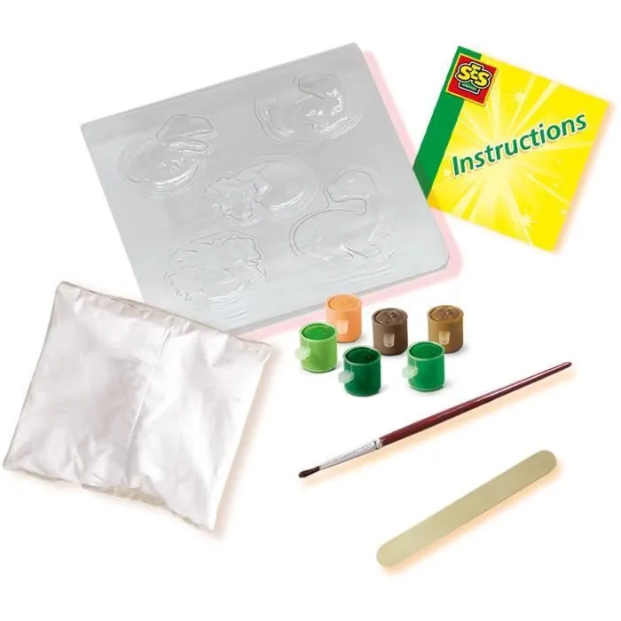 Moulage et peinture - SES CREATIVE - Œufs de dinosaures - Kit créatif-3
