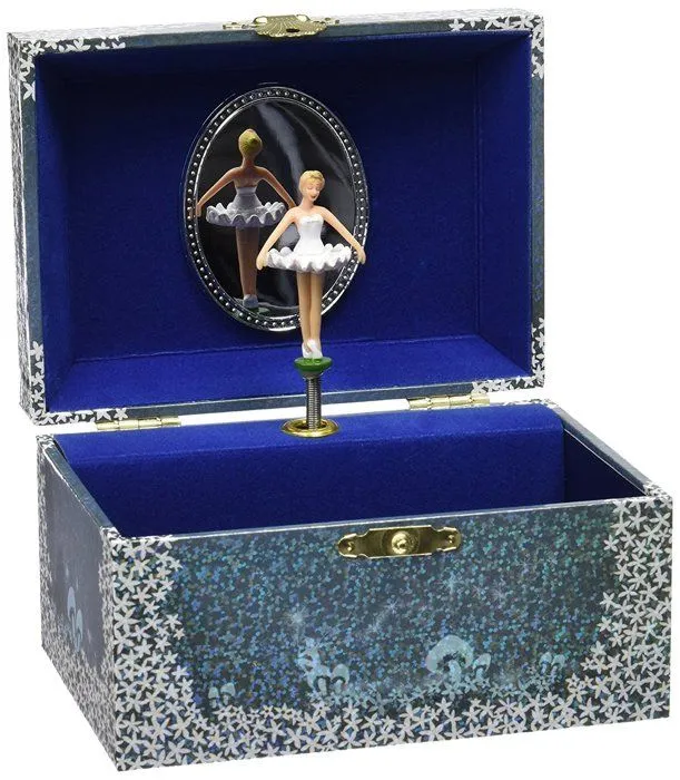 Coffret Musical - TROUSSELIER - Danseuse Etoile - Ballerine - Mixte - Bleu - 15x8.5x10.5 cm-0