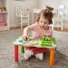 Table d'Activités de la Jungle - MELISSA & DOUG - Jouet interactif pour enfants - Extérieur-4