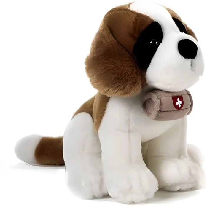Peluche Bernie Saint Bernard 29 cm - Plush & Company - Marron - Intérieur-0