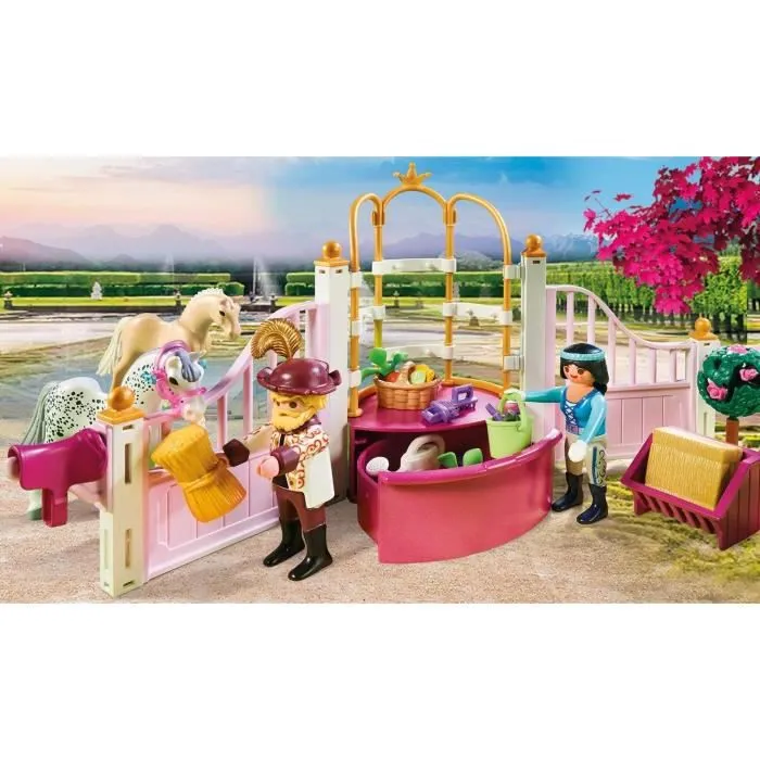 PLAYMOBIL - 70450 - Princesse avec chevaux et instructeur-3