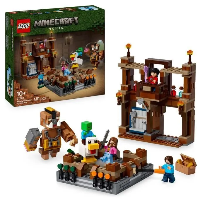 LEGO Minecraft 21272 Le Ring du Manoir des Bois - Jeu de construction garçon dès 10 ans-0
