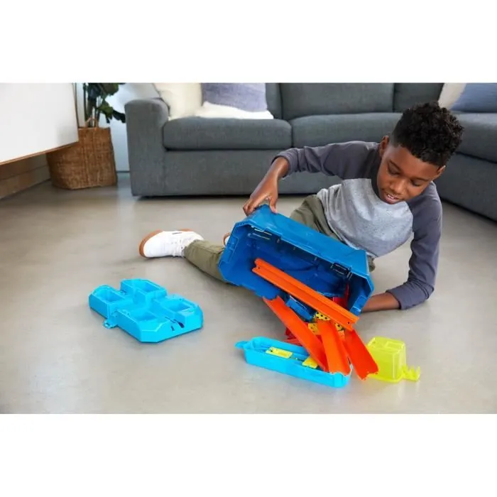 HOT WHEELS Track Builder Coffret Super Crash-2