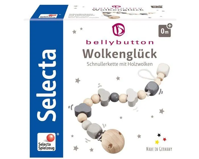 Selecta Attache Sucette Wolke Bonheur, Multicolore - 64006-3