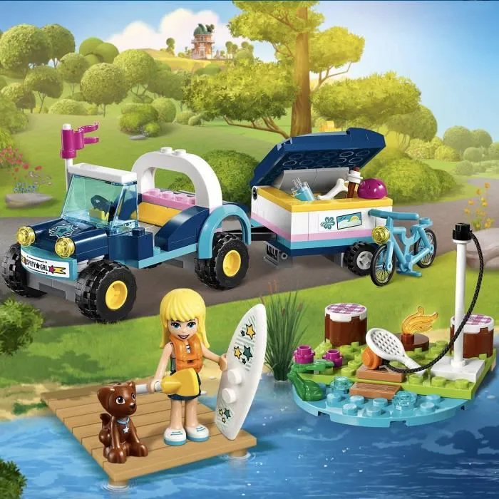 LEGO Friends - Le buggy et la remorque de Stéphanie - 41364 - Jeu de construction-3