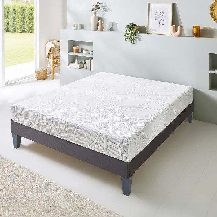 Matelas Mousse Eupraxie 90x200 cm Accueil Mémoire de forme-1