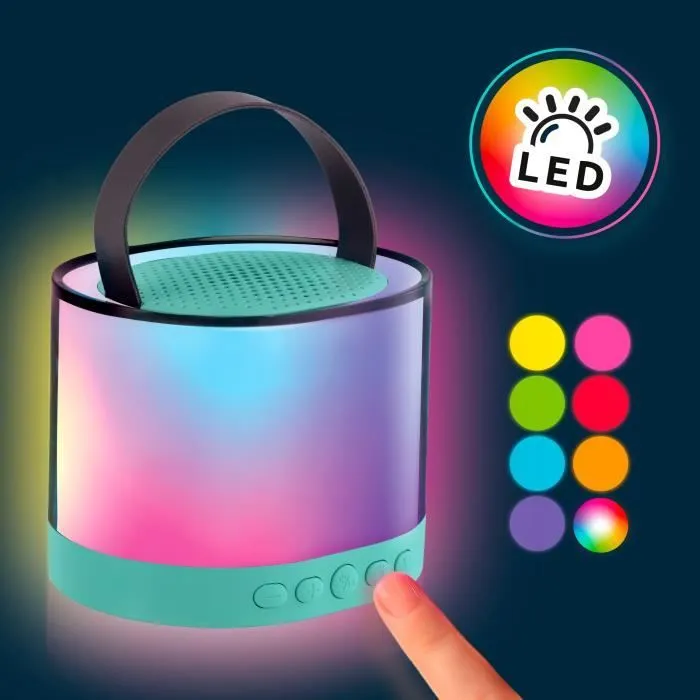 Canal Toys - Music Creator - Mini Station Karaoké - Enceinte lumineuse avec 2 microphones sans fil - INF 044-7