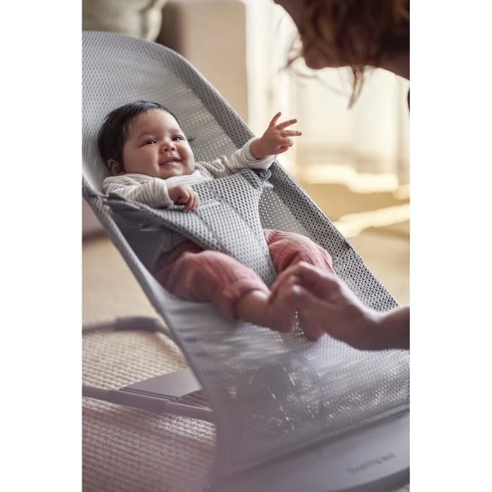 BABYBJÖRN Transat Bliss, Gris, Mesh-4