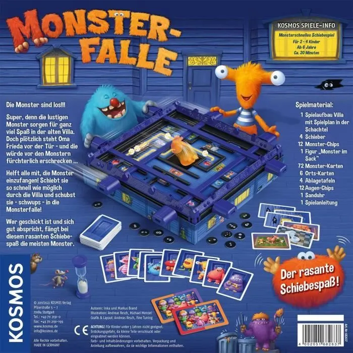 Jeu de société - KOSMOS - PIEGE A MONSTRE - Multiplayer - Coopératif - 6 ans+-3