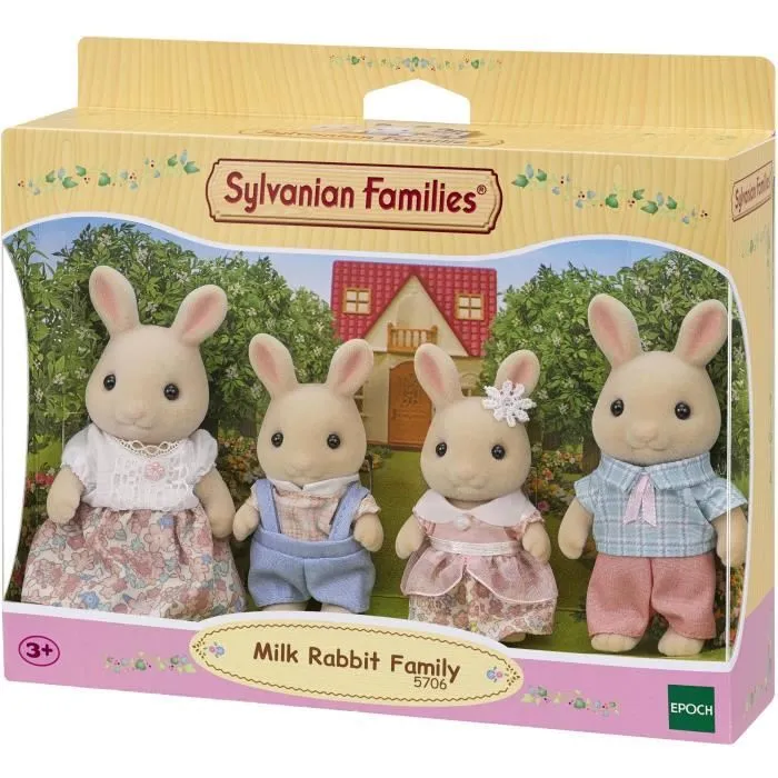 Poupée - SYLVANIAN FAMILIES - La famille Lapin Crème - Articulée et habillée avec soin-3