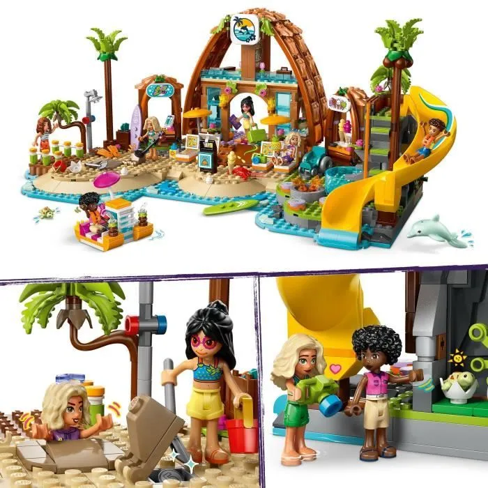 LEGO Friends 42673 Vacances à l’Hôtel de la Plage - Jeu de Construction pour Fille 8 Ans-2