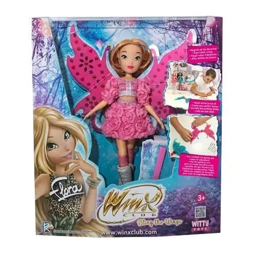 Jouet - WINX - BLING THE WING FLORA - Ailes brillantes à personnaliser - Accessoires inclus - Intérieur-0