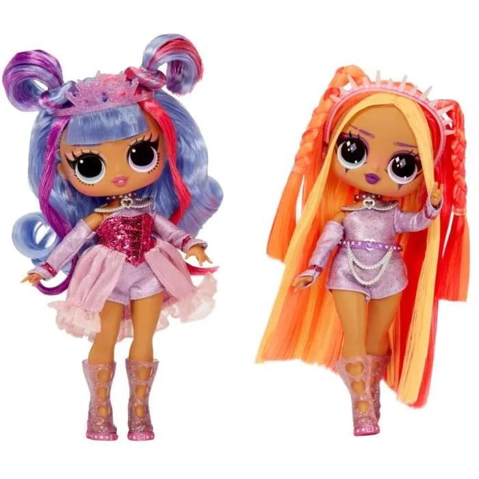 L.O.L. Surprise Tweens Surprise Swap Fashion Doll- Buns-2- Braids Bailey - 1 poupée Tweens 17cm, 1 mini tête à coiffer et des-3