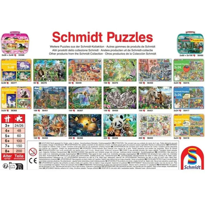Puzzle 60 pièces : Animaux en Afrique-3
