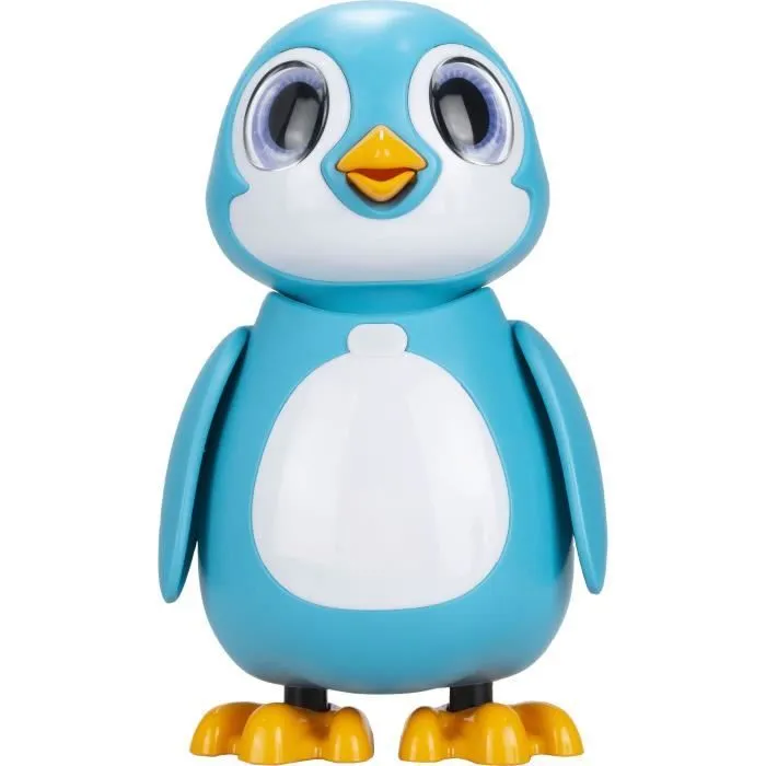 Pingouin interactif bleu - SILVERLIT - RESCUE PENGUIN - 20 émotions - Pack unboxing inclus-1